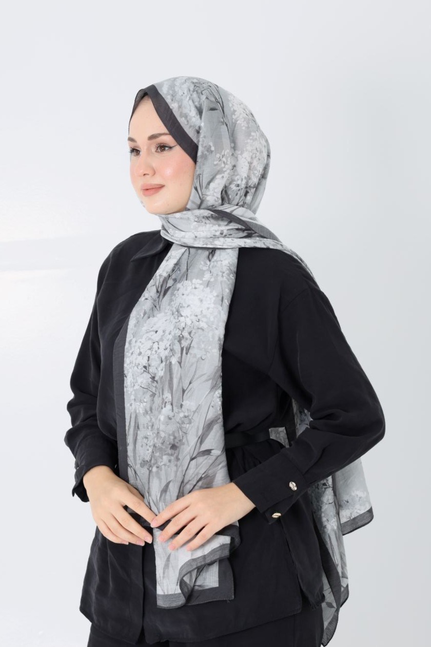 Diamond Pıtırcık Şal Gri