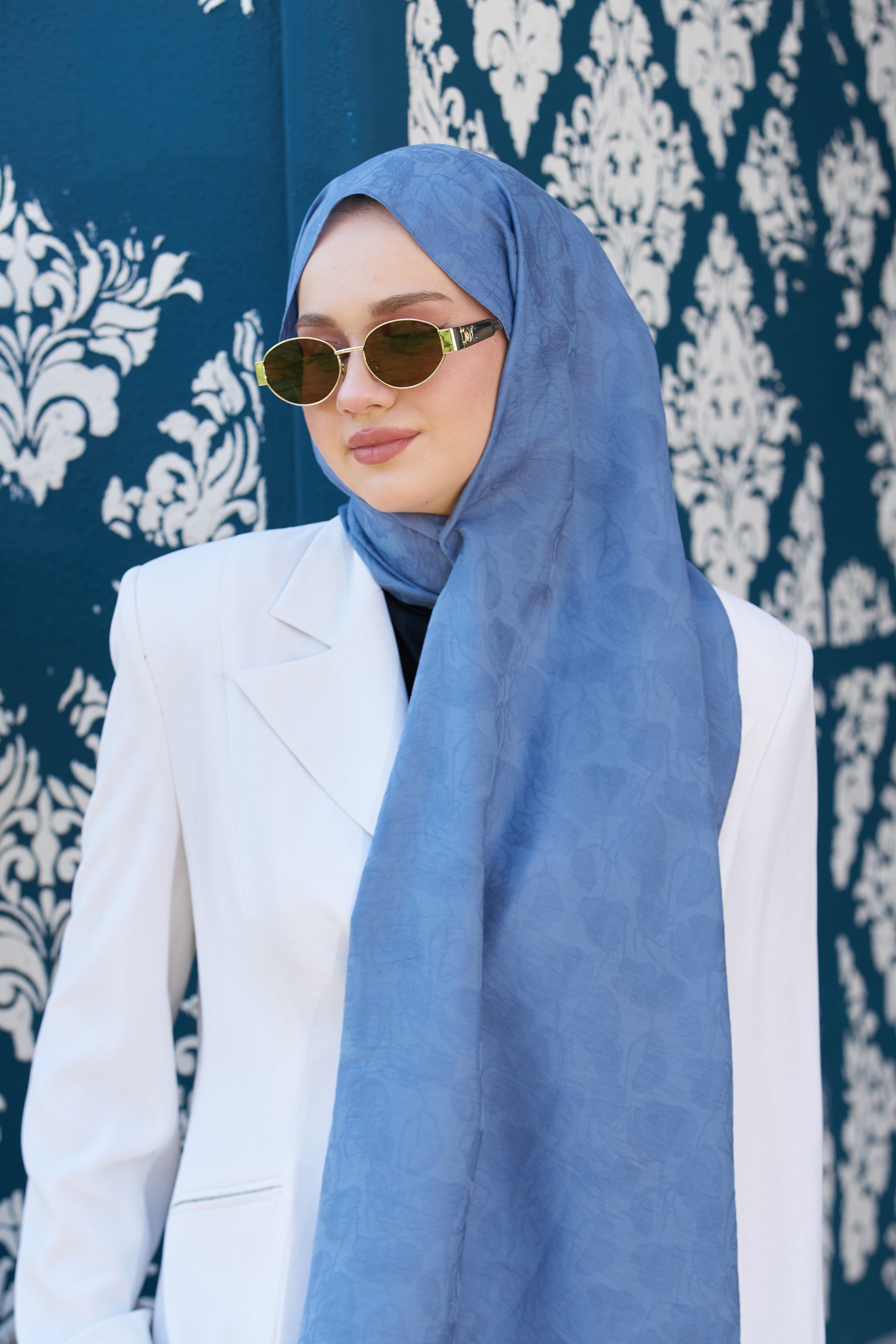 Loryan Scarf Aria Elina Şal - İndigo