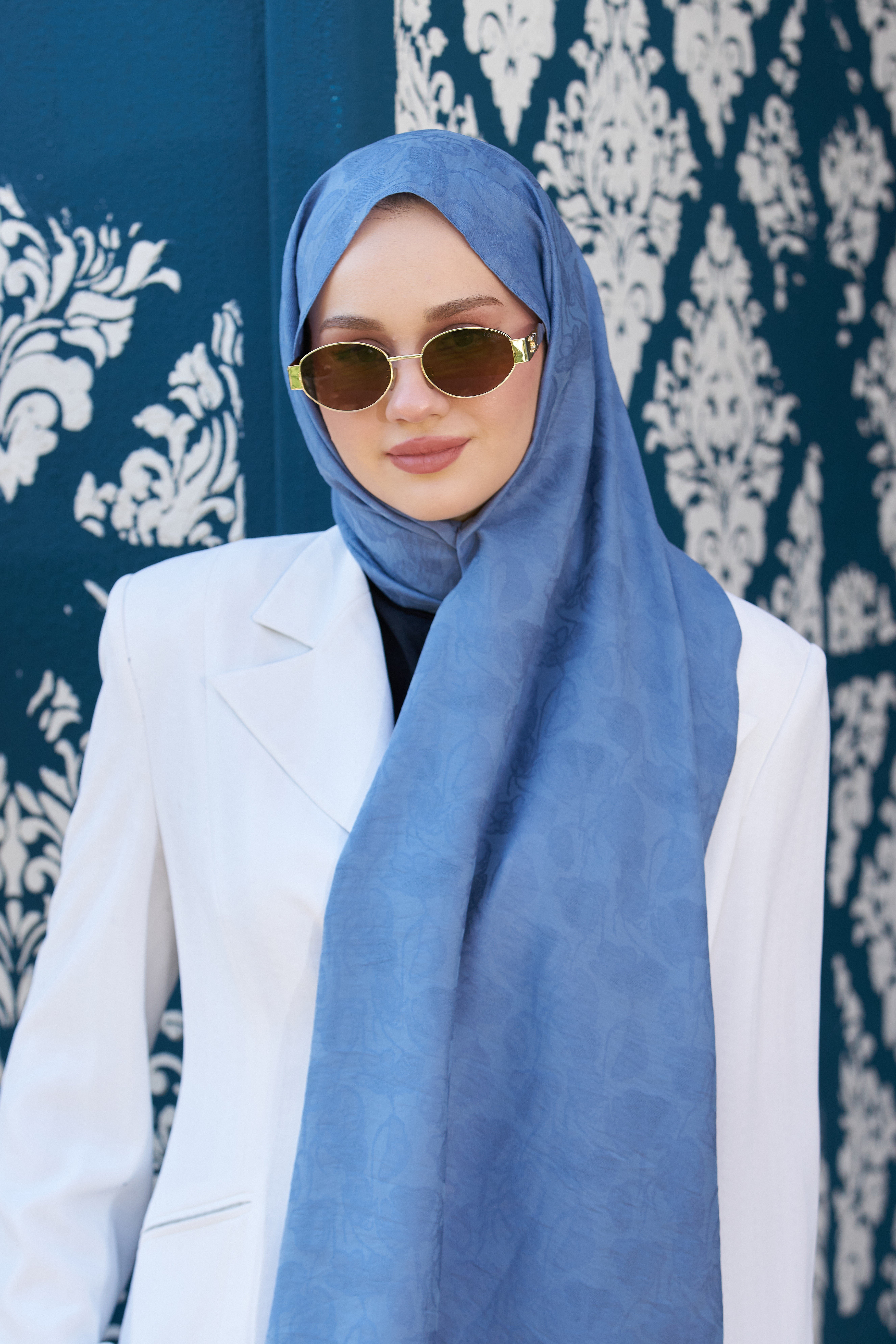Loryan Scarf Aria Elina Şal - İndigo