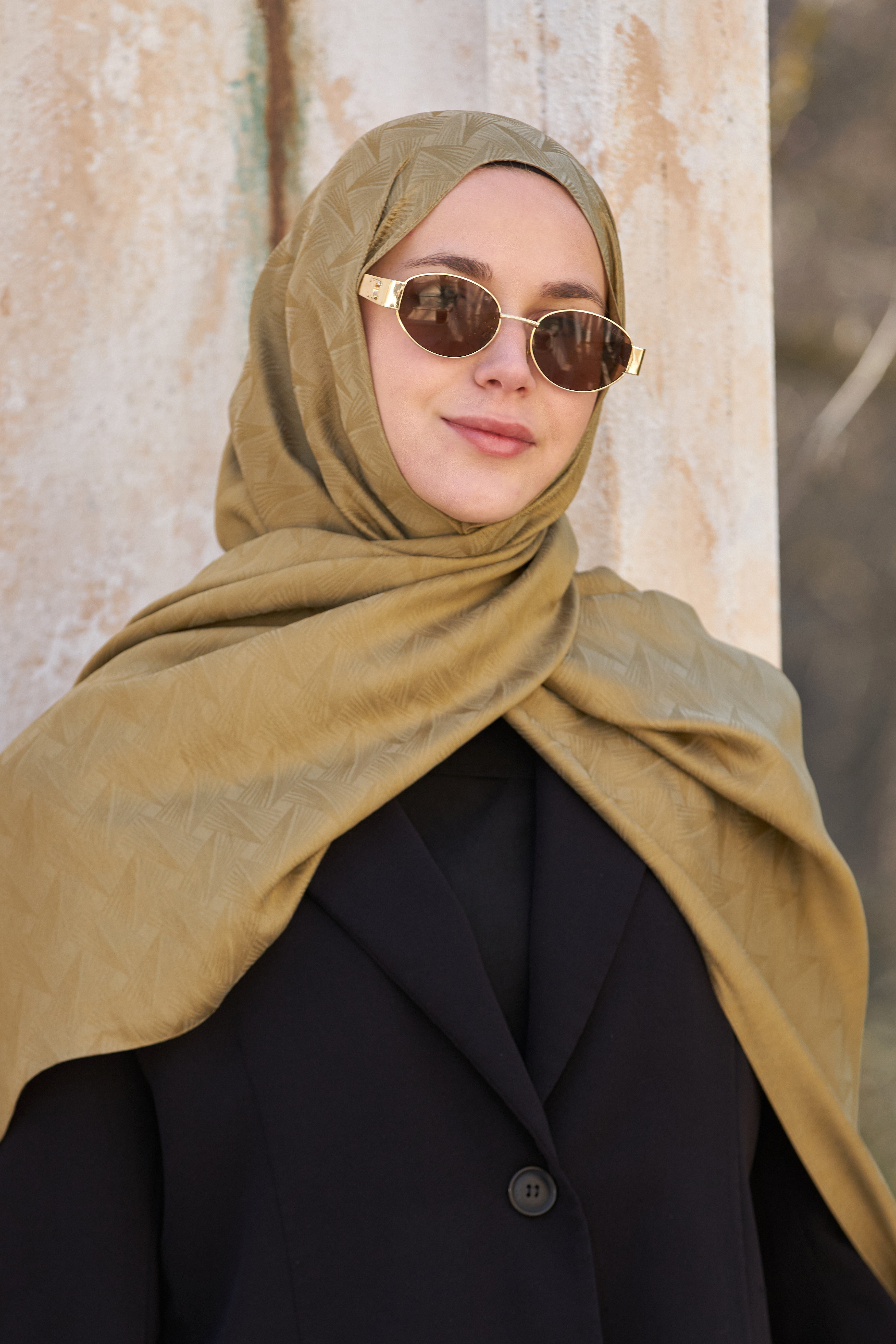 Loryan Scarf Aria Liva Şal - Haki
