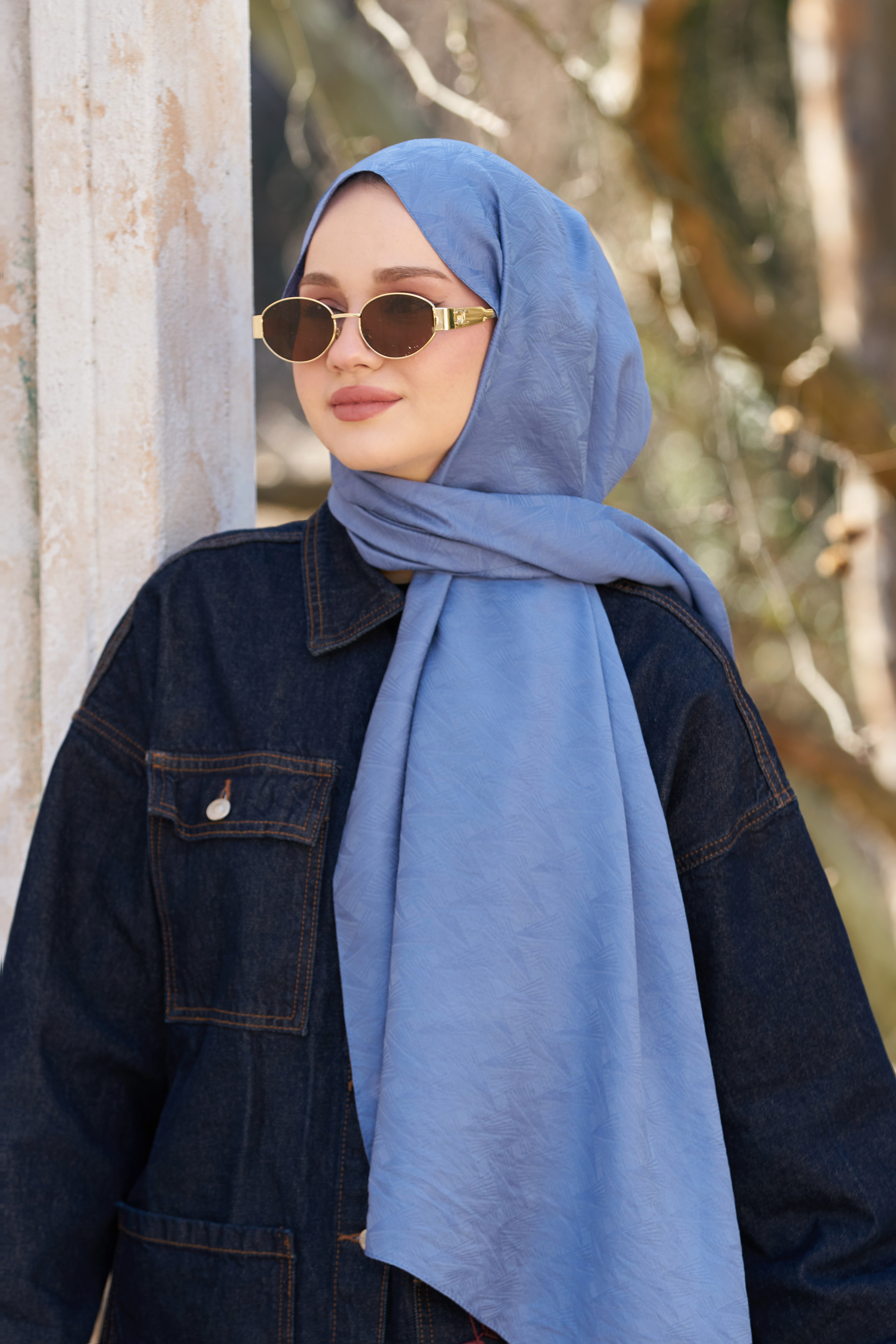Loryan Scarf Aria Liva Şal - İndigo