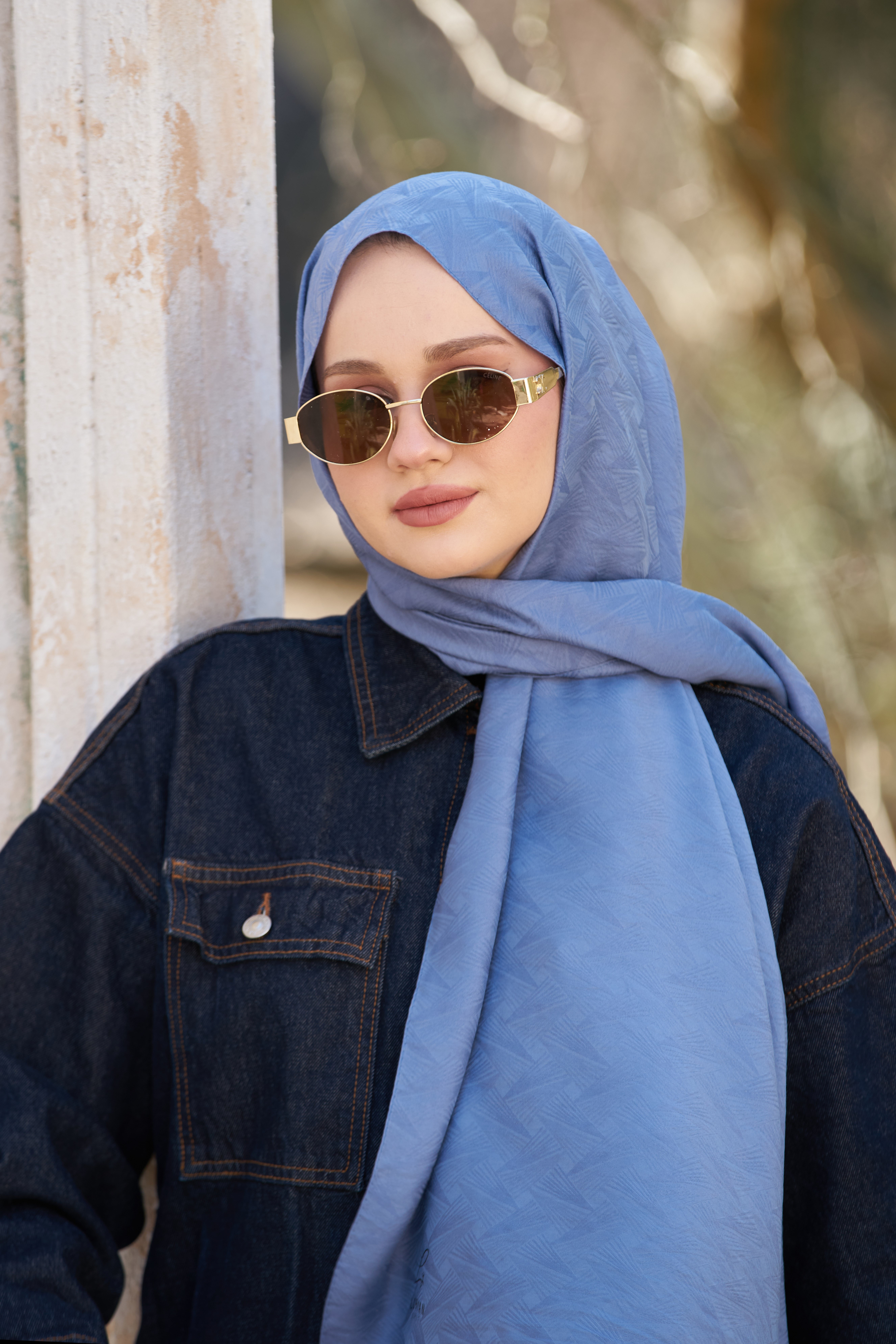Loryan Scarf Aria Liva Şal - İndigo