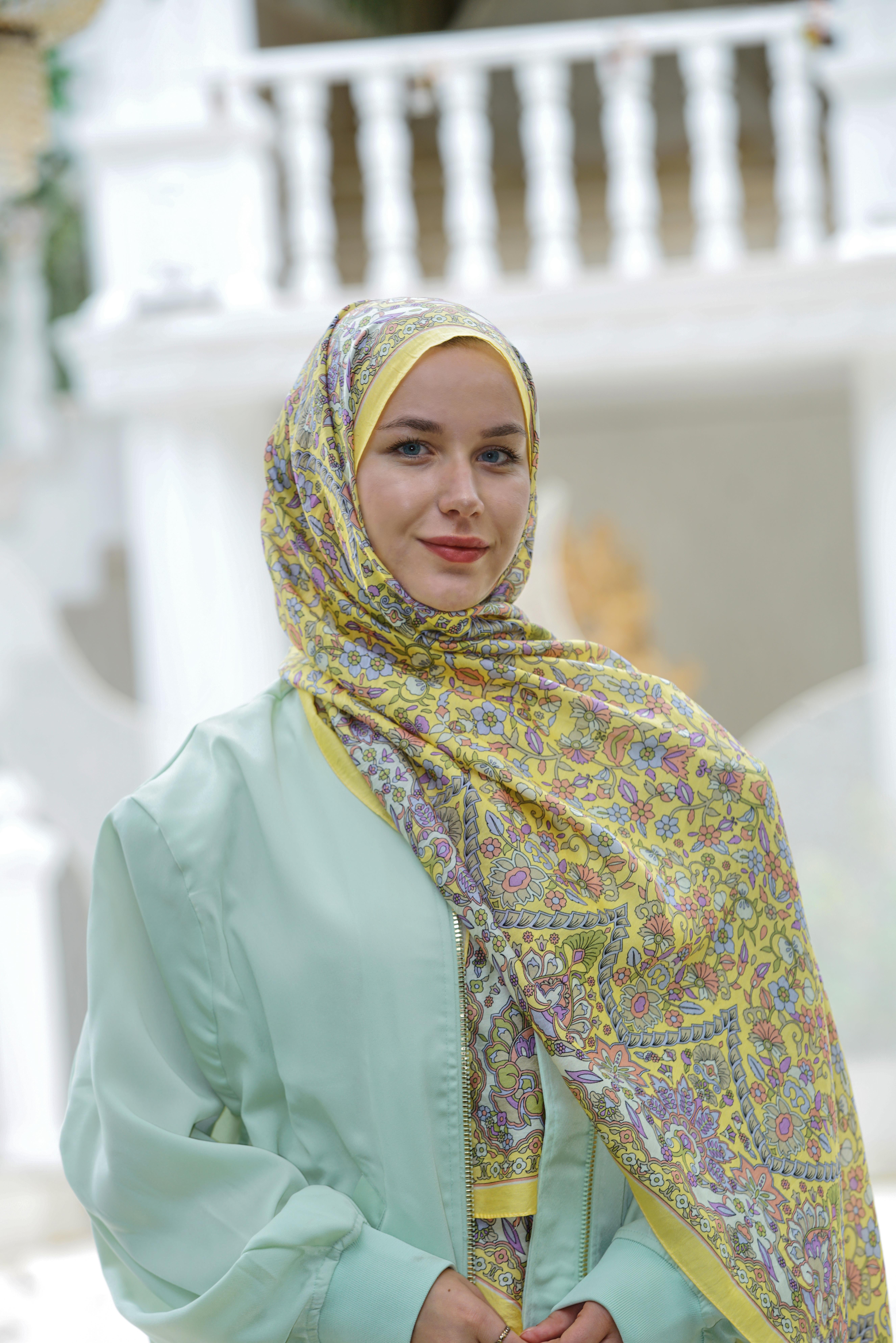 Loryan Scarf Dıamond Adel Şal - Sarı