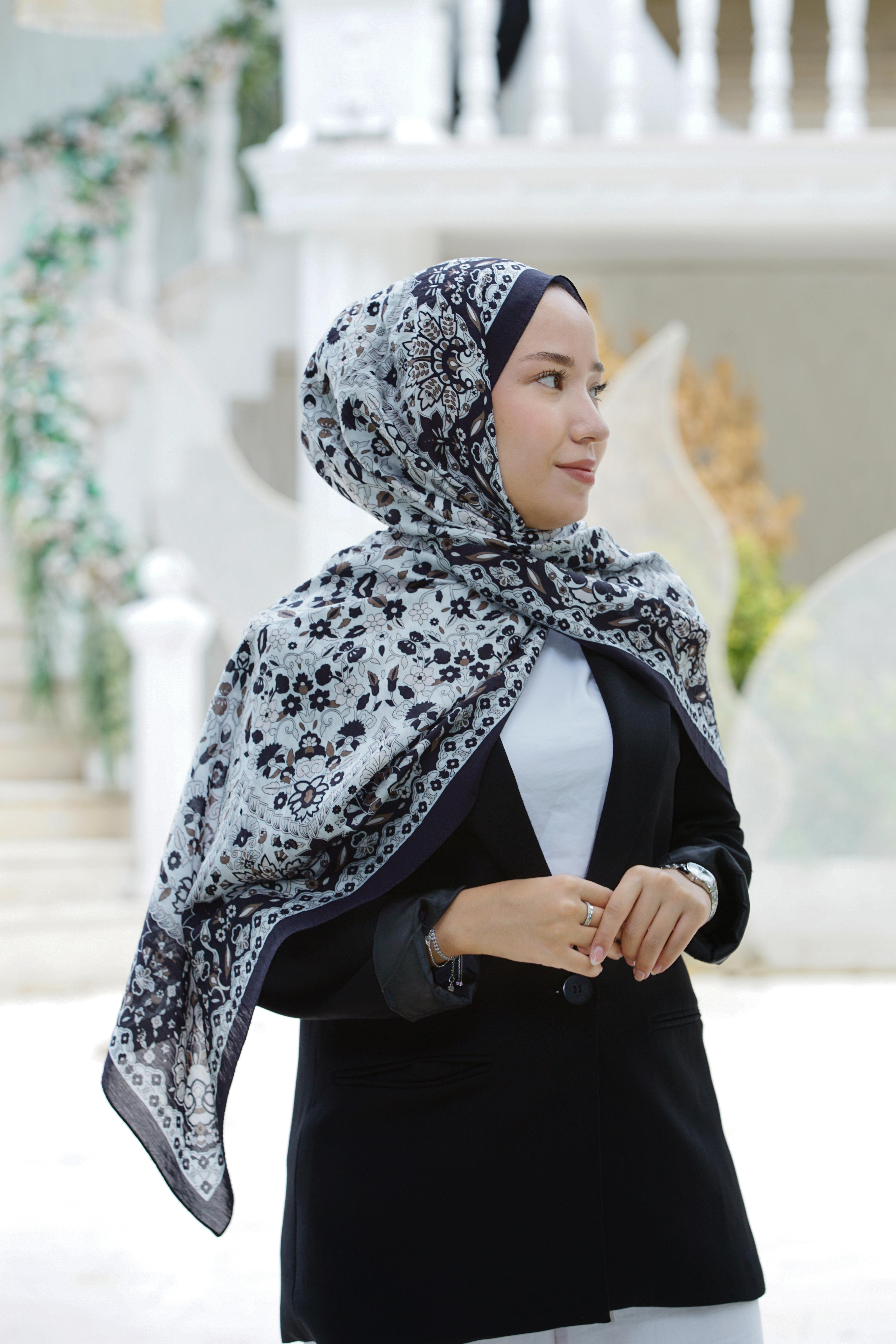 Loryan Scarf Dıamond Adel Şal - Siyah