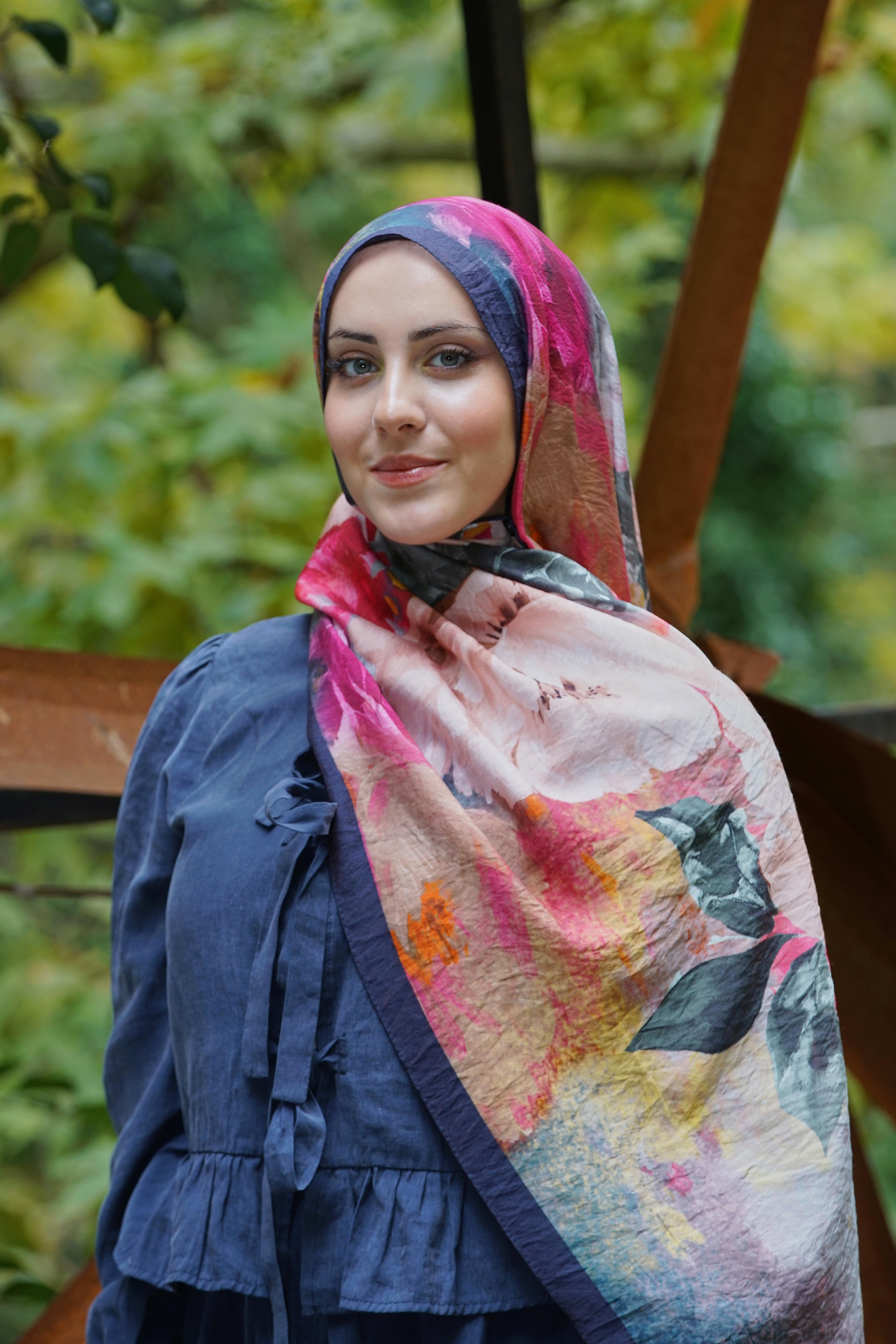 Loryan Scarf Dıamond Anna Şal - Lacivert