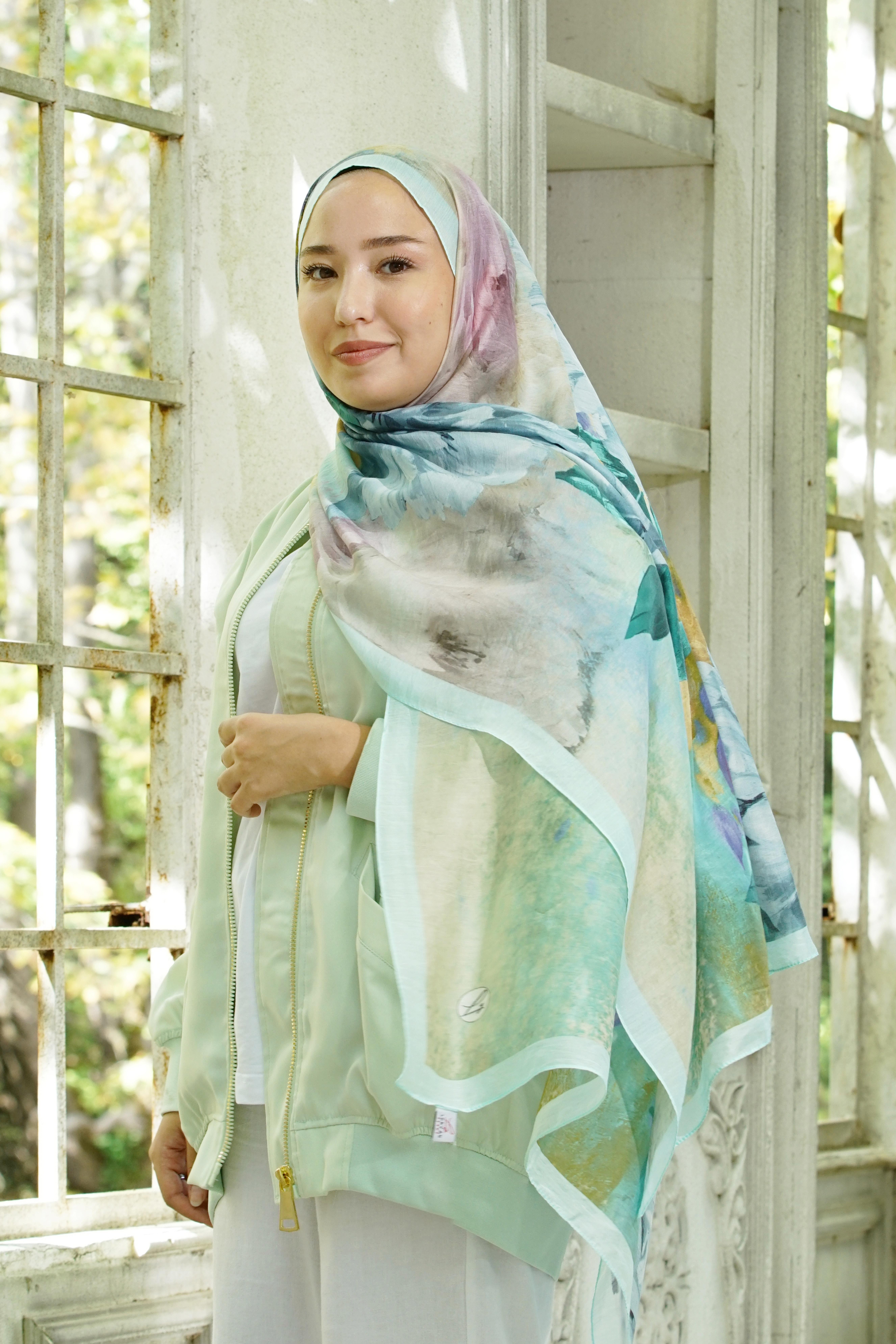 Loryan Scarf Dıamond Anna Şal - Mint