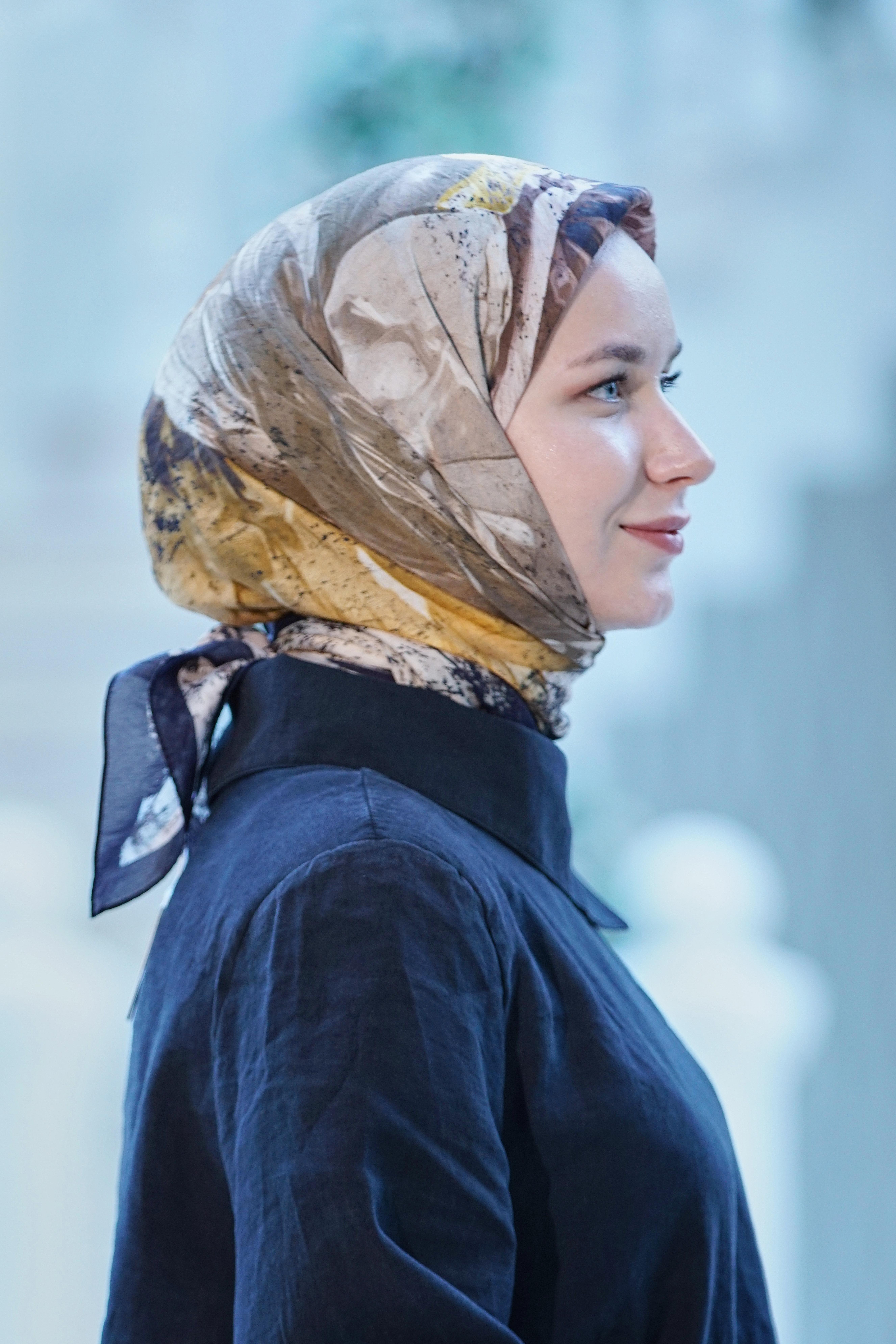 Loryan Scarf Dıamond Della Eşarp - Acı Kahve