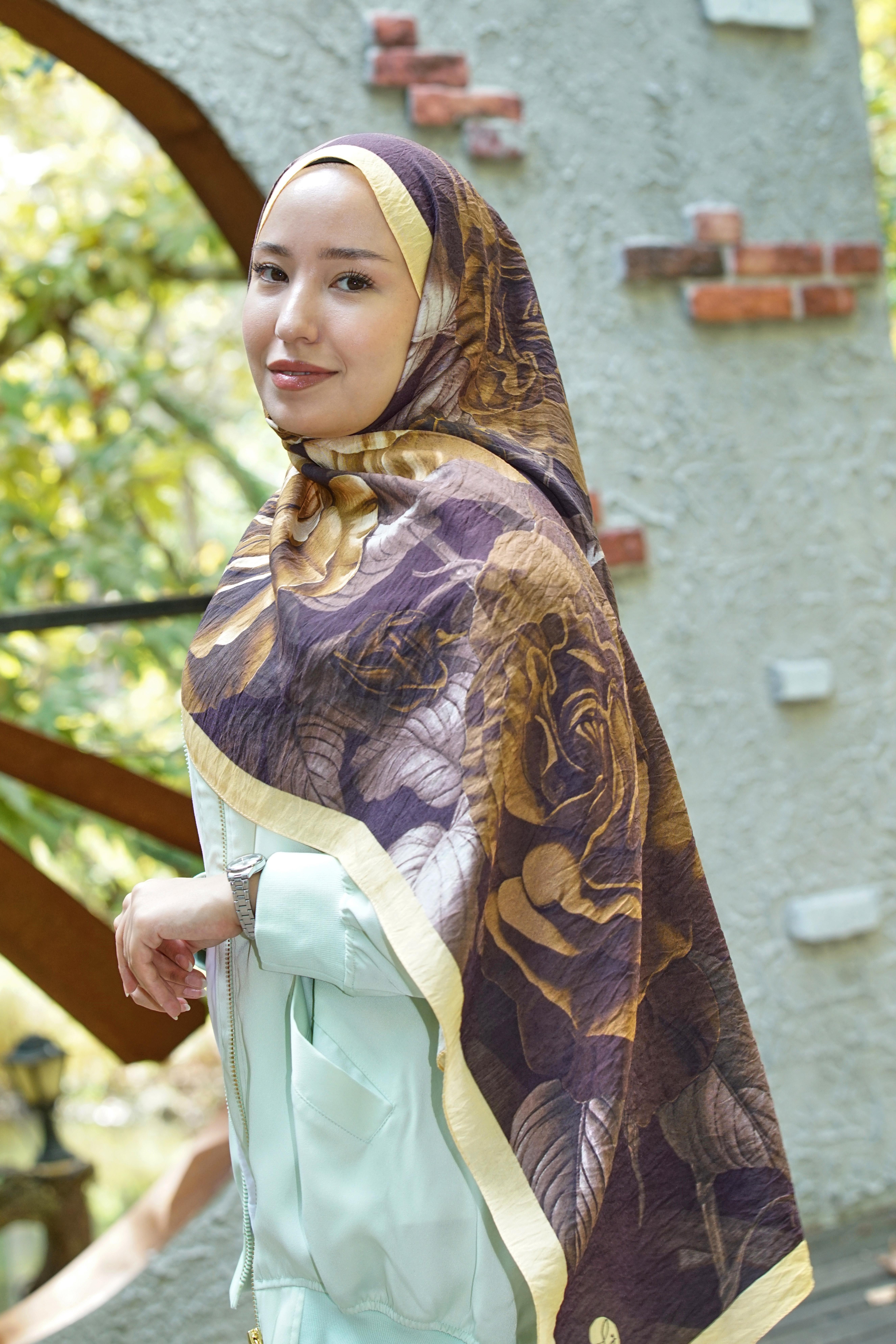 Loryan Scarf Dıamond  Dina Şal - Sarı