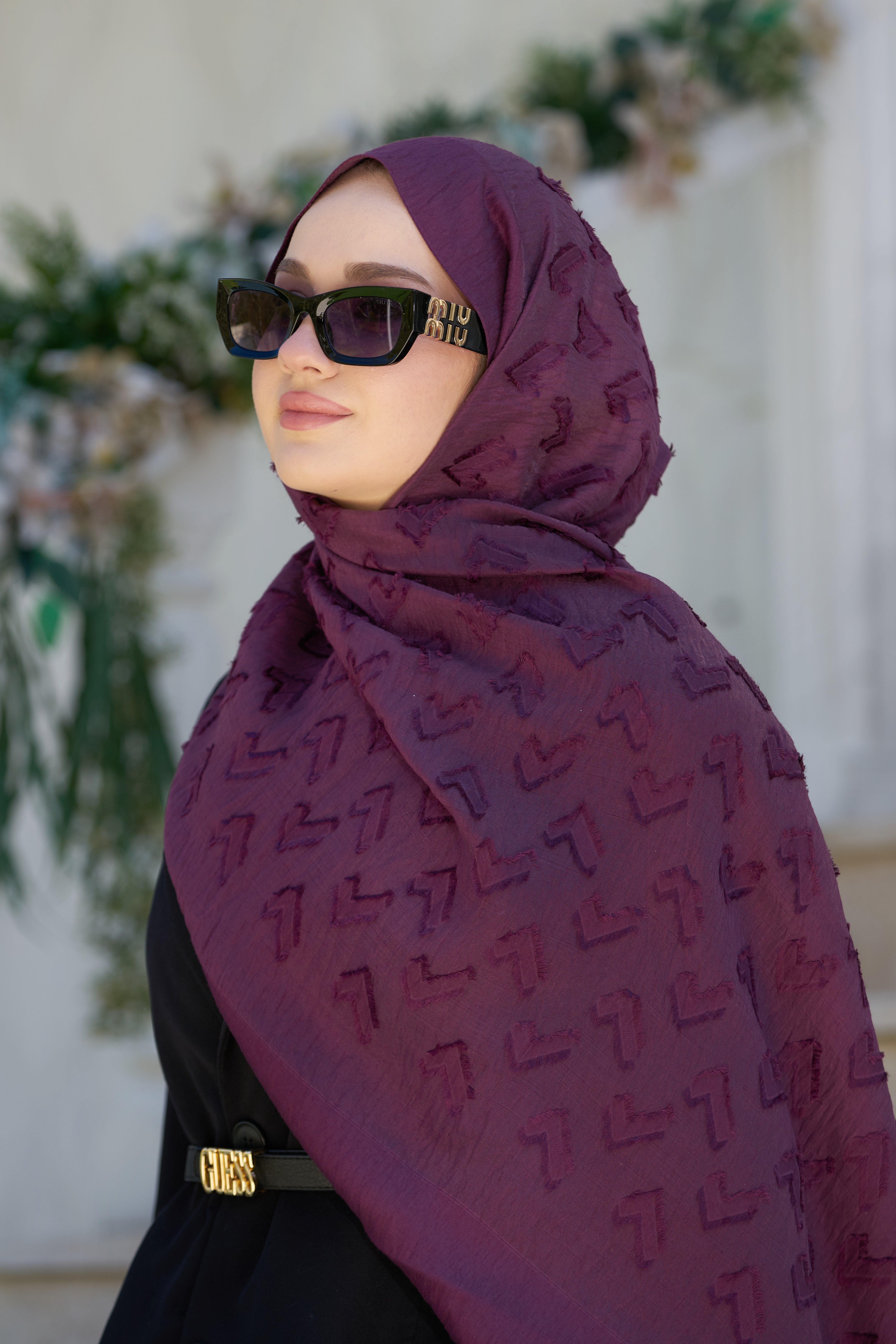 Loryan Scarf Lavin Liana Şal - Mürdüm