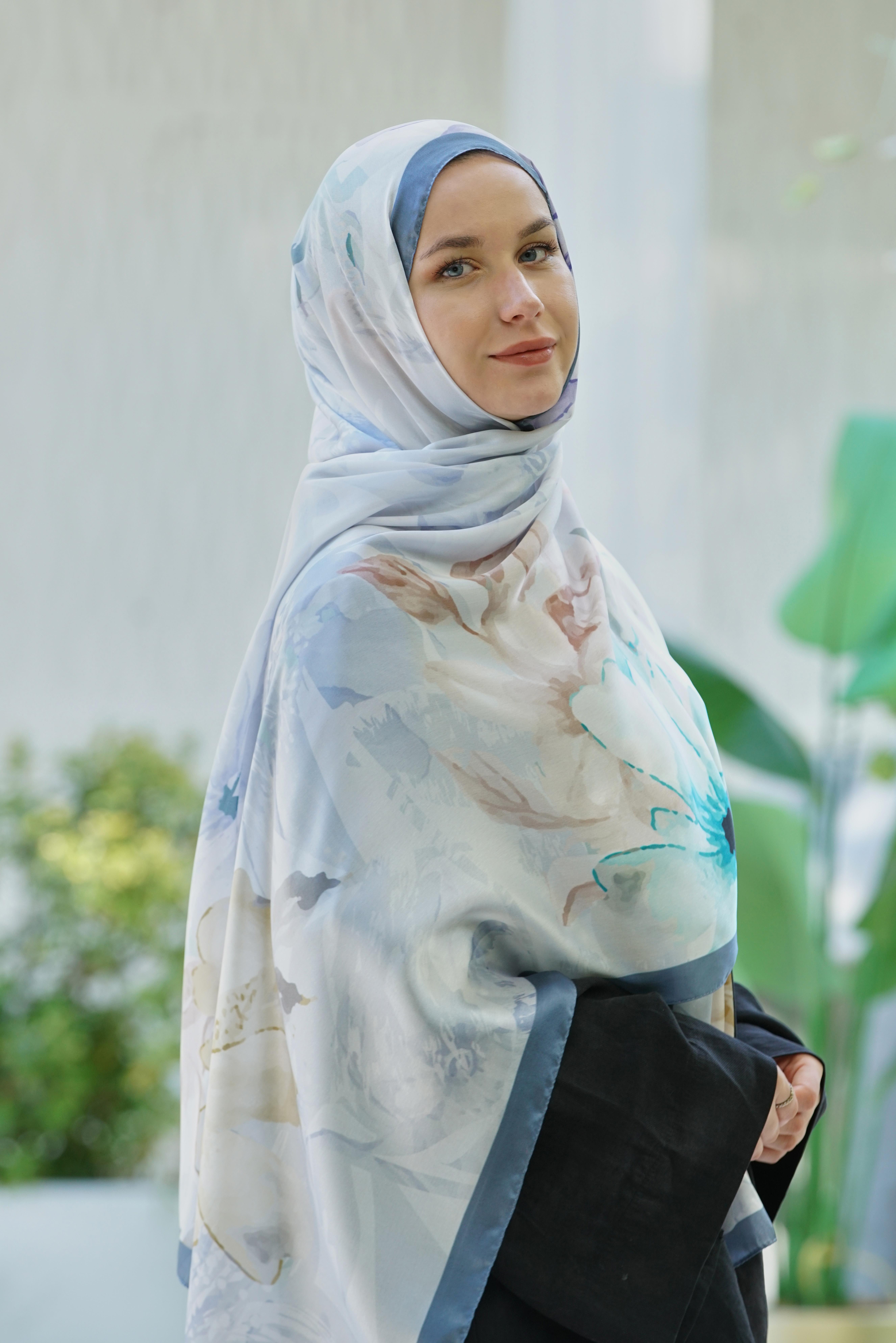 Loryan Scarf Zerre Elisa Şal - İndigo