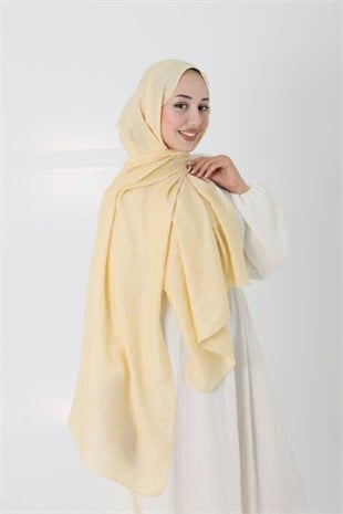 Aria Leopar Şal Sarı