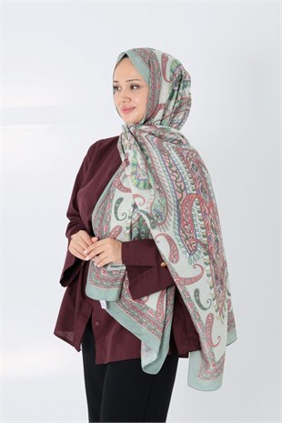 Diamond Mimoza Şal Mint