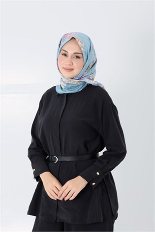 Diamond Pıtırcık Eşarp Mavi