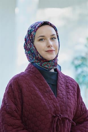 Loryan Scarf Dıamond  Adel Eşarp - Lacivert