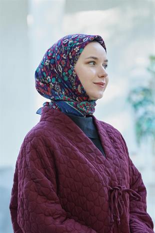 Loryan Scarf Dıamond  Adel Eşarp - Lacivert