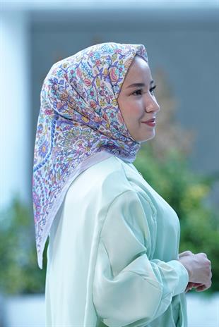 Loryan Scarf Dıamond  Adel Eşarp - Lila