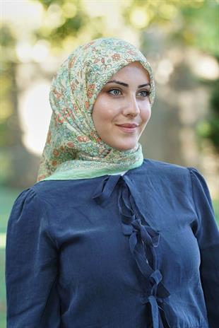 Loryan Scarf Dıamond  Adel Eşarp - Mint