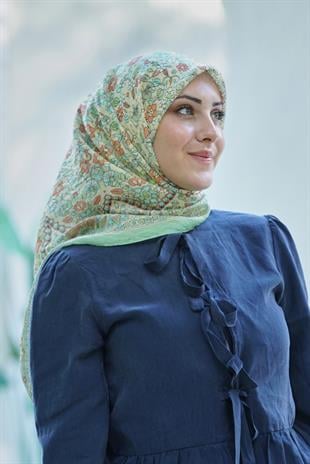 Loryan Scarf Dıamond  Adel Eşarp - Mint