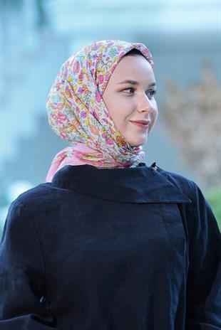 Loryan Scarf Dıamond  Adel Eşarp - Pembe