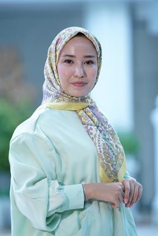 Loryan Scarf  Dıamond Adel Eşarp - Sarı