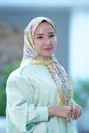 Loryan Scarf  Dıamond Adel Eşarp - Sarı