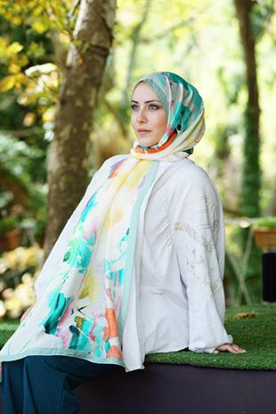 Loryan Scarf Dıamond  Aliza Şal - Çağla