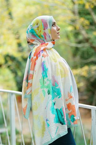 Loryan Scarf Dıamond  Aliza Şal - Çağla