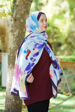 Loryan Scarf Dıamond  Aliza Şal - Lacivert