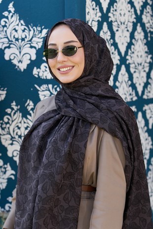 Loryan Scarf Aria Elina Şal - Acı Kahve