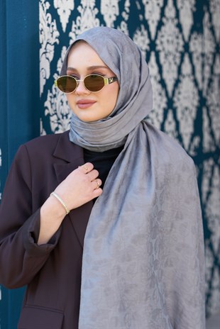 Loryan Scarf Aria Elina Şal - Füme 