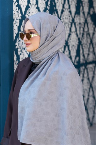 Loryan Scarf Aria Elina Şal - Füme 