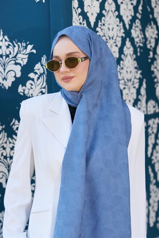 Loryan Scarf Aria Elina Şal - İndigo