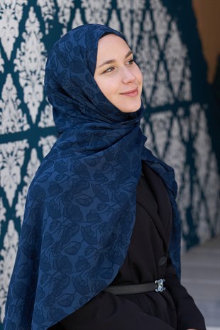 Loryan Scarf Aria Elina Şal - Lacivert