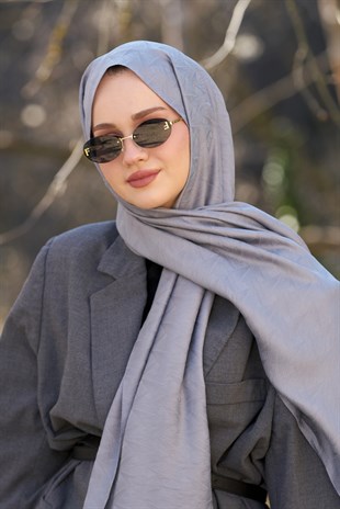 Loryan Scarf Aria Liva Şal - Füme