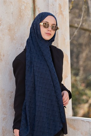 Loryan Scarf Aria Liva Şal - Lacivert