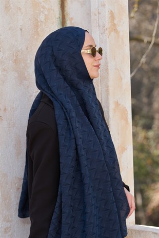 Loryan Scarf Aria Liva Şal - Lacivert