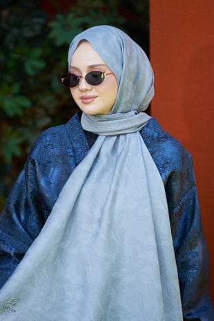 Loryan Scarf Aria Lotus Şal - Füme