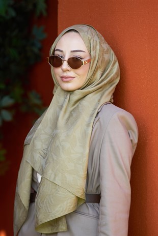 Loryan Scarf Aria Lotus Şal - Haki