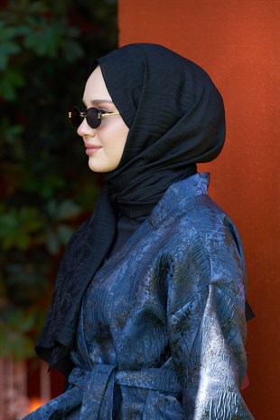 Loryan Scarf Aria Lotus Şal - Siyah