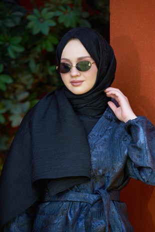 Loryan Scarf Aria Lotus Şal - Siyah