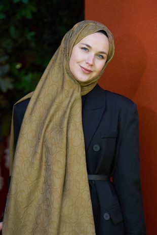 Loryan Scarf Aria Zincir Şal - Nefti Yeşil
