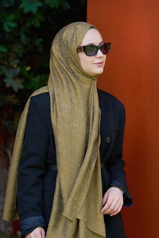 Loryan Scarf Aria Zincir Şal - Nefti Yeşil