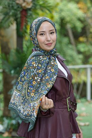 Loryan Scarf Dıamond Adel Şal - Haki