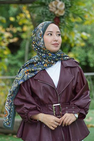 Loryan Scarf Dıamond Adel Şal - Haki