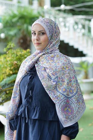 Loryan Scarf Dıamond Adel Şal - Lila