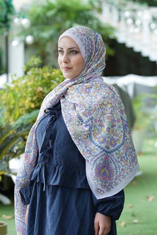 Loryan Scarf Dıamond Adel Şal - Lila