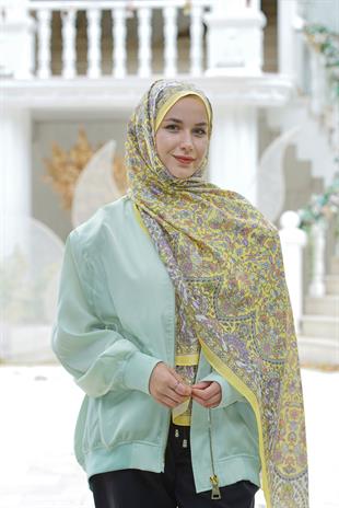 Loryan Scarf Dıamond Adel Şal - Sarı