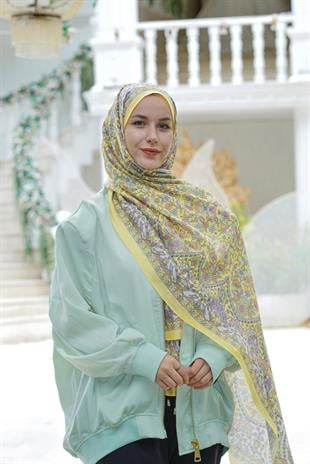 Loryan Scarf Dıamond Adel Şal - Sarı