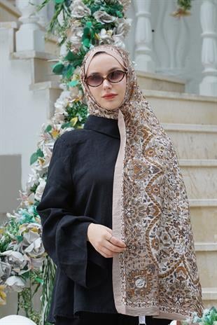 Loryan Scarf Dıamond Adel Şal - Vizon