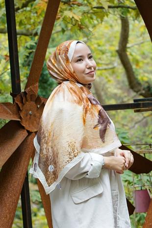 Loryan Scarf Dıamond Anna Şal - Açık Sarı